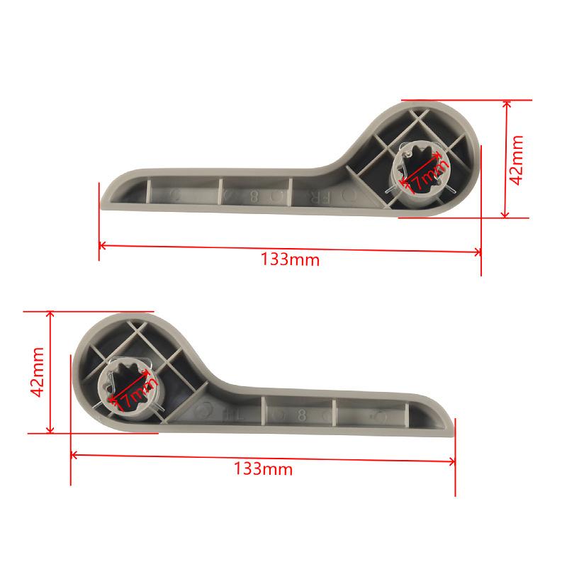Gray Seat Recliner Handle Lever Seat Back Adjustment for GMC Sierra Yukon 2007-2013 for Chevrolet Silverado Avalanche 2007-2013