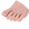 Dark Skin Nail Art Training Foot Soft Silicone Half Foot Mannequin  For Pedicure Practice