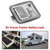 Edelstahl-Anhänger-Werkzeugkasten-Griffriegel mit Schloss, hochglanzpolierte Werkzeugkasten-Riegel, Paddelschloss, 6 x 4 Zoll, mit 2 Schlüsseln