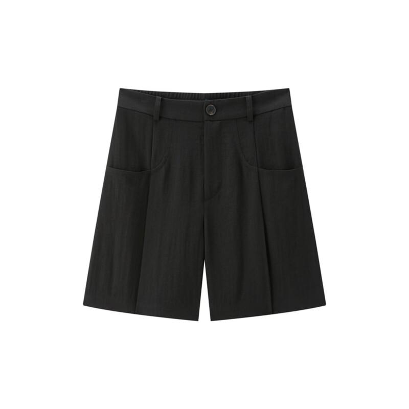 Peacebird High-Waisted Pleated Casual Pants AAGCG212N