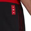 Adidas Bayern Munich Color Block Striped Embroidered Tapered Sports Pants Men Bottoms Black GK8630