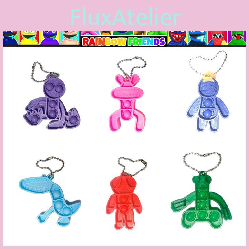 Roblox Rainbow Friends Keychain High Quality Silicone Bag Pendant Doll For Kids Xmas Gifts
