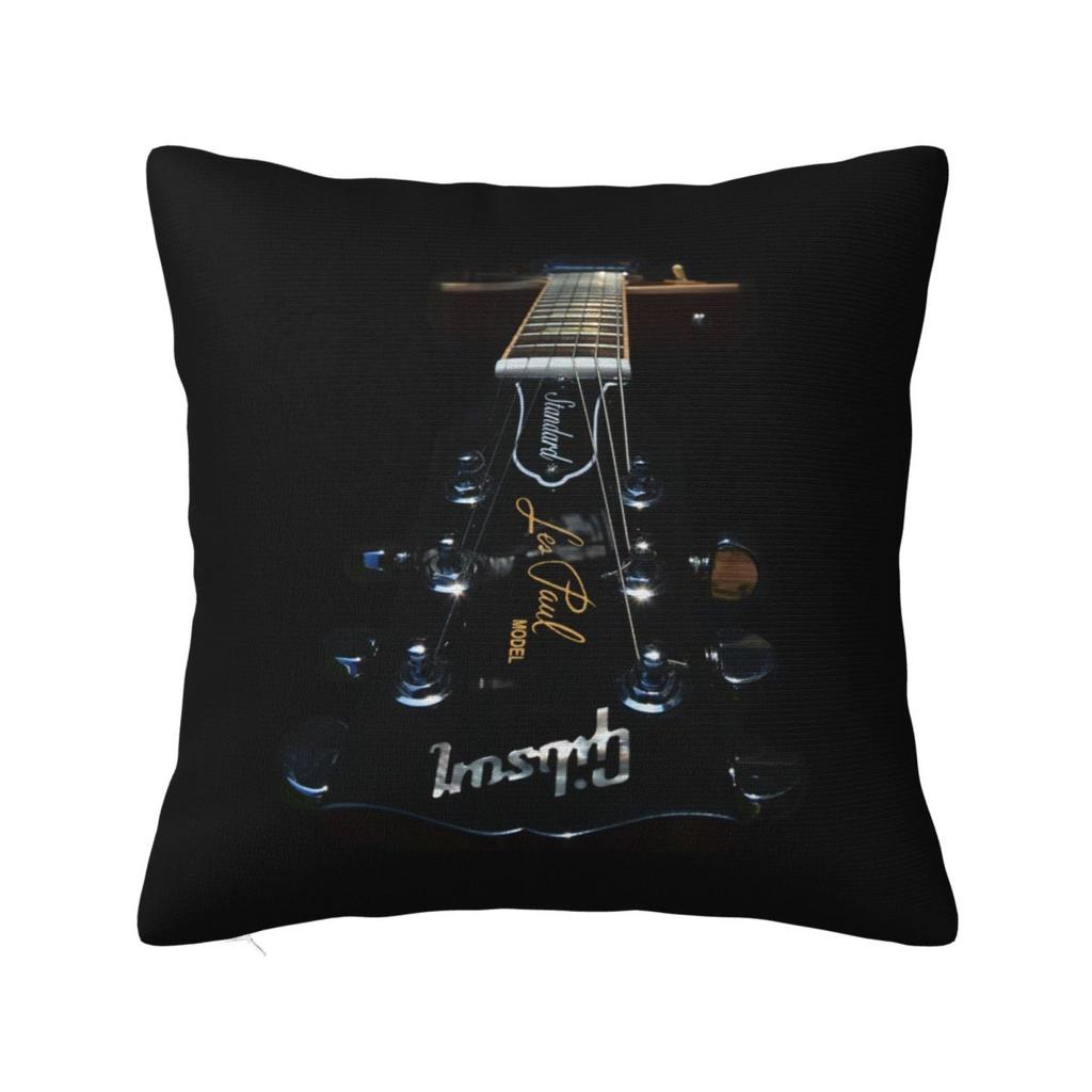 Coole Gibson Gitarre Quadratische Kissenhülle Kissenbezug Kissenhülle Überwurf-Kissenbezug für Zuhause Sofa Wohnzimmer