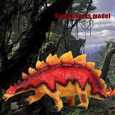 Simulation of Large Stegosaurus Dinosaur Tyrannosaurus Rex Model Toys Plastic Static Ornaments Model
