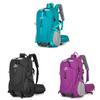 Outdoor Hiking Backpack With Waterproof Nylon And Breathable Design For Men And Women