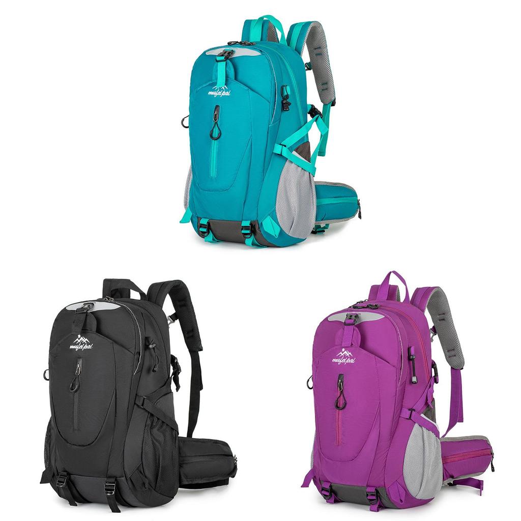 Outdoor Hiking Backpack With Waterproof Nylon And Breathable Design For Men And Women