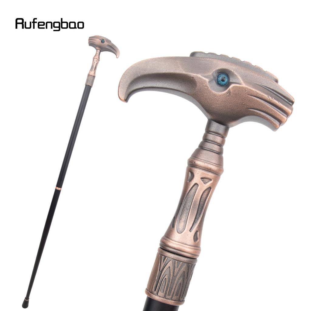 Bengala de cobre decorativa de luxo para cosplay, bengala de águia, bengala elegante e fashion para cosplay, liga de báculo, bengala vintage de 93 cm