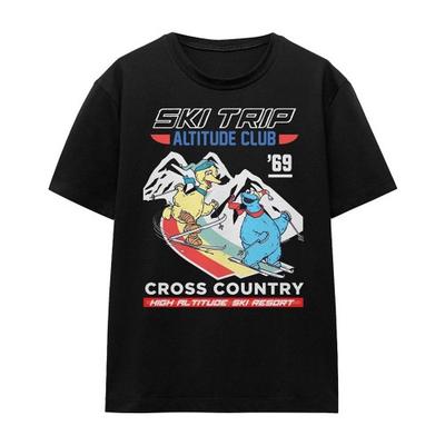 Womens/Ladies Apres Ski Big Bird & Cookie Monster T-Shirt