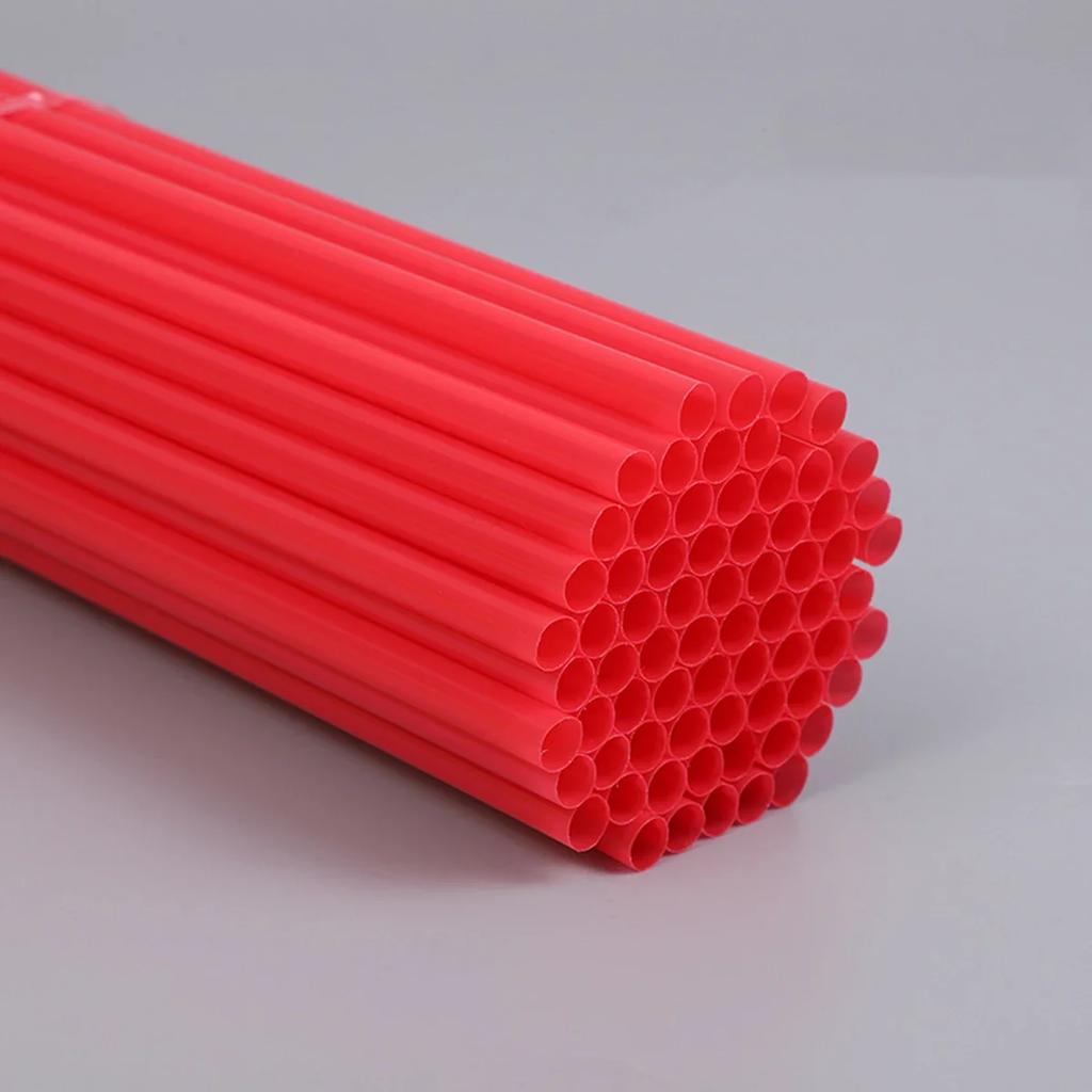 100pcs-Colorful Drinking Plastique Straws Flexible Wedding Party Supplies Plastic Drinking Plastico Straws Kitchen