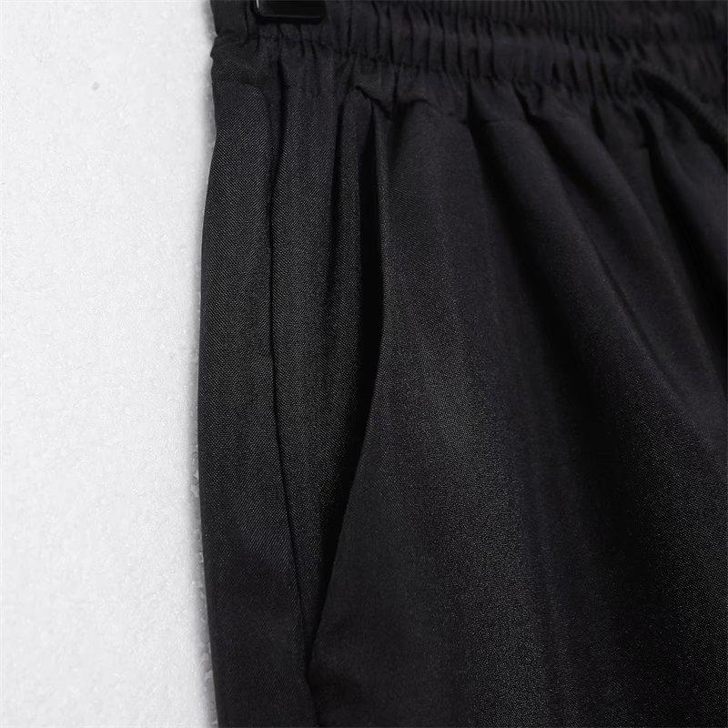 Hong Kong Style Men's Casual Trousers: Trendy, Drape Design, Loose Fit, Ideal for Spring and Autumn.