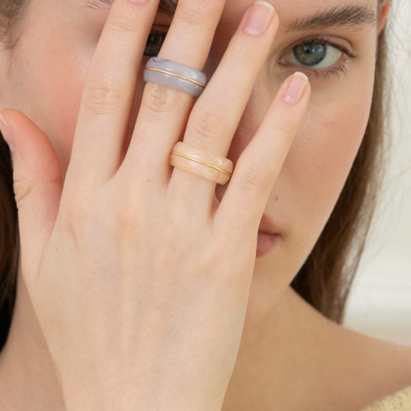 FANTASTIC PLANET golden circle color ring (9colors)