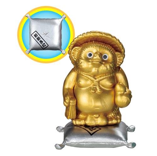 BANDAI Oeuf en Capsule Kansai Mignon et Style Japonais Formes Changeantes Statue Tanuki Statue de la Liberté et Renard Raton Laveur