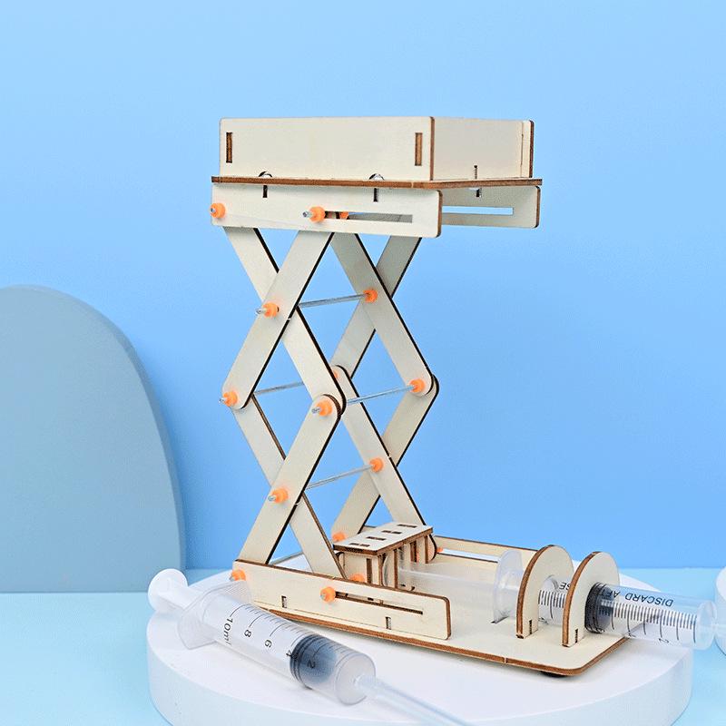 DIY Hydraulic Lifting Platform Kit for Science Experiments