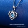 2025 S925 Sterling Silver Beating Heart Necklace - Light Luxury Clavicle Pendant for Women, Qixi Festival Gift