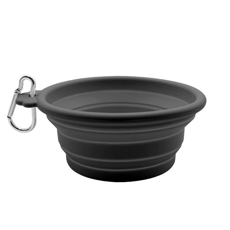 Collapsible Silicone Pet Food & Water Bowl for Cats and Dogs - Portable and Foldable for Outdoor Use
