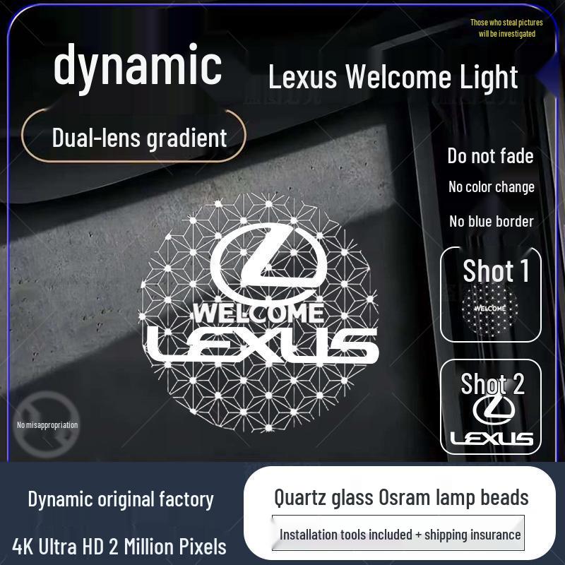 Lexus ES Dynamic Edition Welcome Door Lights for ES200, 300h, RX, IS, LS, UX, LM Models