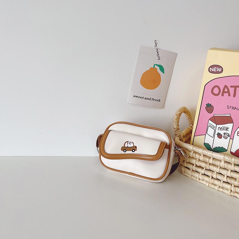 Adorable Cartoon Car Mini Crossbody Bag For Kids Stylish Colorful Shoulder Purse For Boys And Girls