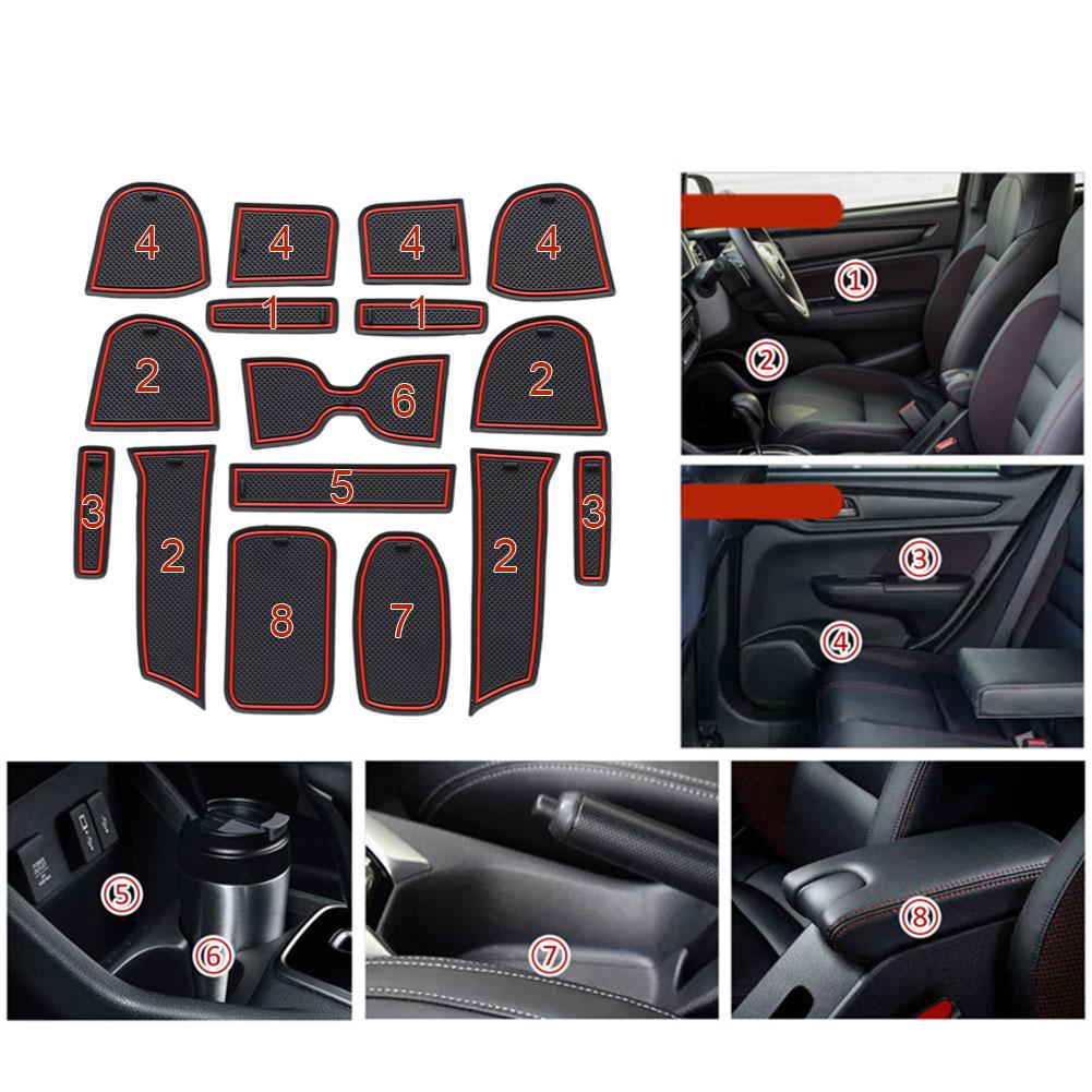 For Honda WRV 2024 Accessories For Honda 23 WRV Door Slot Mat Car Accessories For Honda WRV 2024 2024 E7C2