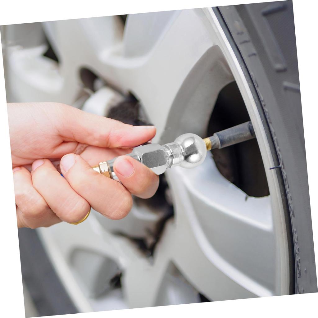 TOBBOMEY Durable Air Chuck Nozzle, Compatible with Air Compressors, Air Chuck Nozzle for Cars,