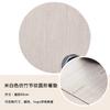 Europese 11cm ronde pvc placemat bamboe patroon huisisolatie westerse eettafelmat hotel teslin placemat onderzetter
