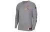 Sweatshirts Men's Carbon Gray Crew Neck Moderate Other DA6763-091