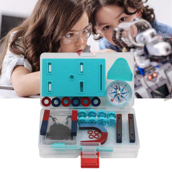 Science Magnet Set Durable Exercise Ability Iron Science Magnetics Educational Instrument