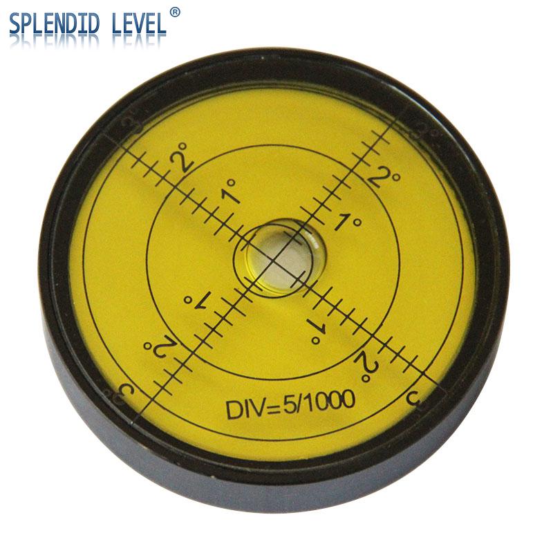 Level 6010 High Precision Magnetic Round Spirit Bubble - 15 Arcseconds Portable Horizontal Level
