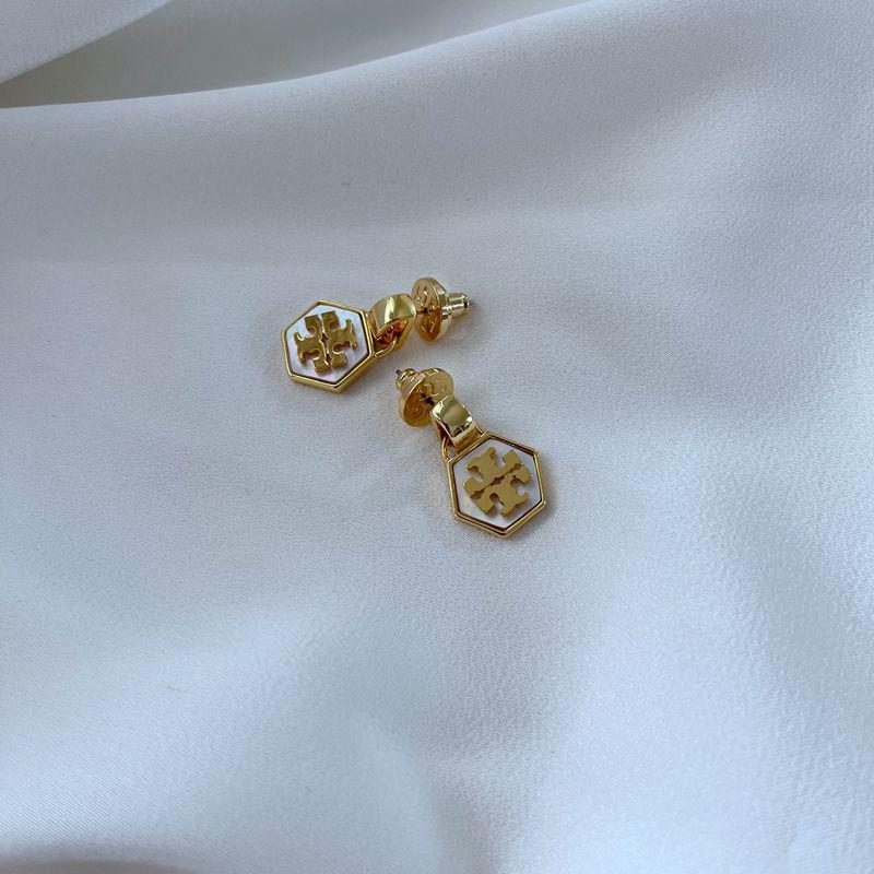 

Европейская и американская мода Минималистичные металлические серьги-гексагоны для женщин белый