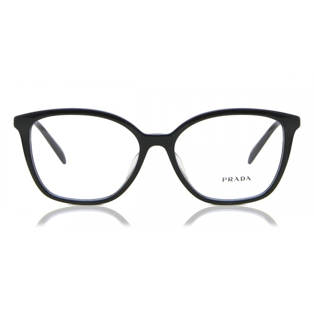 

Prada Pr 02zvf Asian Fit 1ab1o1 Women Eyeglasses Black/56