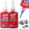 Blue Threadlocker 243 Thread Adhesive (Equivalent To Loctite) Suitable for All Metal Threaded Assemblies 50ml