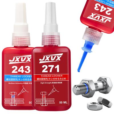 Blauer Schraubensicherungslack 243 Gewindekleber (Entspricht Loctite) Geeignet für alle Gewindeverbindungen aus Metall 50ml