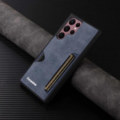 Funda de Cuero Retro para Teléfono para Samsung Galaxy S23 S21 FE S25 S24 S22 Ultra Plus A16 A36 A56 A54 A15 A25 A35 A55 Billetera Tarjetero