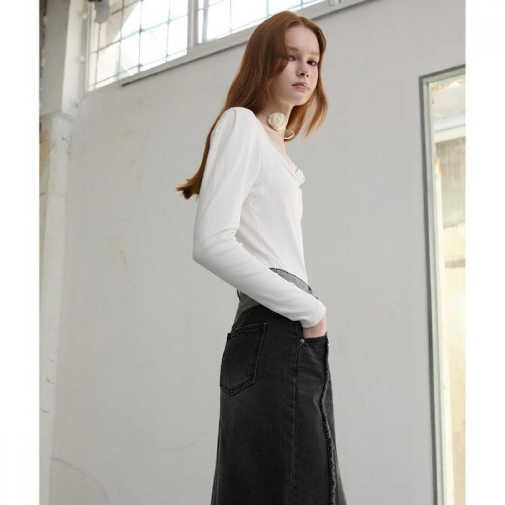 EgoisT Square Neck Lace PaTch T shirT  er3oTl07 