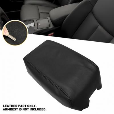 Fits 2009-2014 Maxima Nissan Leather Skin Center Black Console Lid Armrest Cover