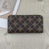 Women's Long Genuine Leather Wallet - Large Capacity, Simple Zipper Clutch and Multi-functional Coin Purse