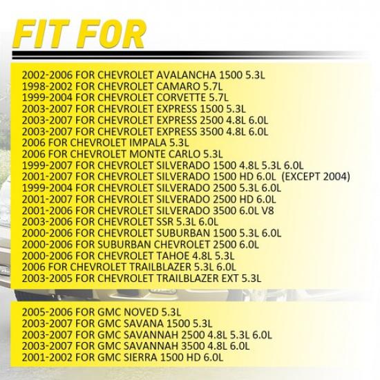 Crankshaft Crank Position Sensor For Chevy GMC 1500 2500 3500 Engine 5.3L/6.0L