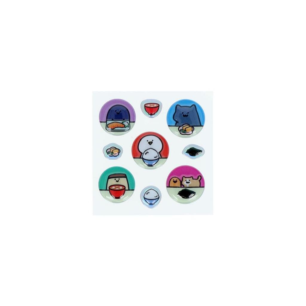 Stationery Stationery Goods Stickers Puffy Japanese Food S8814074 Sun-Star