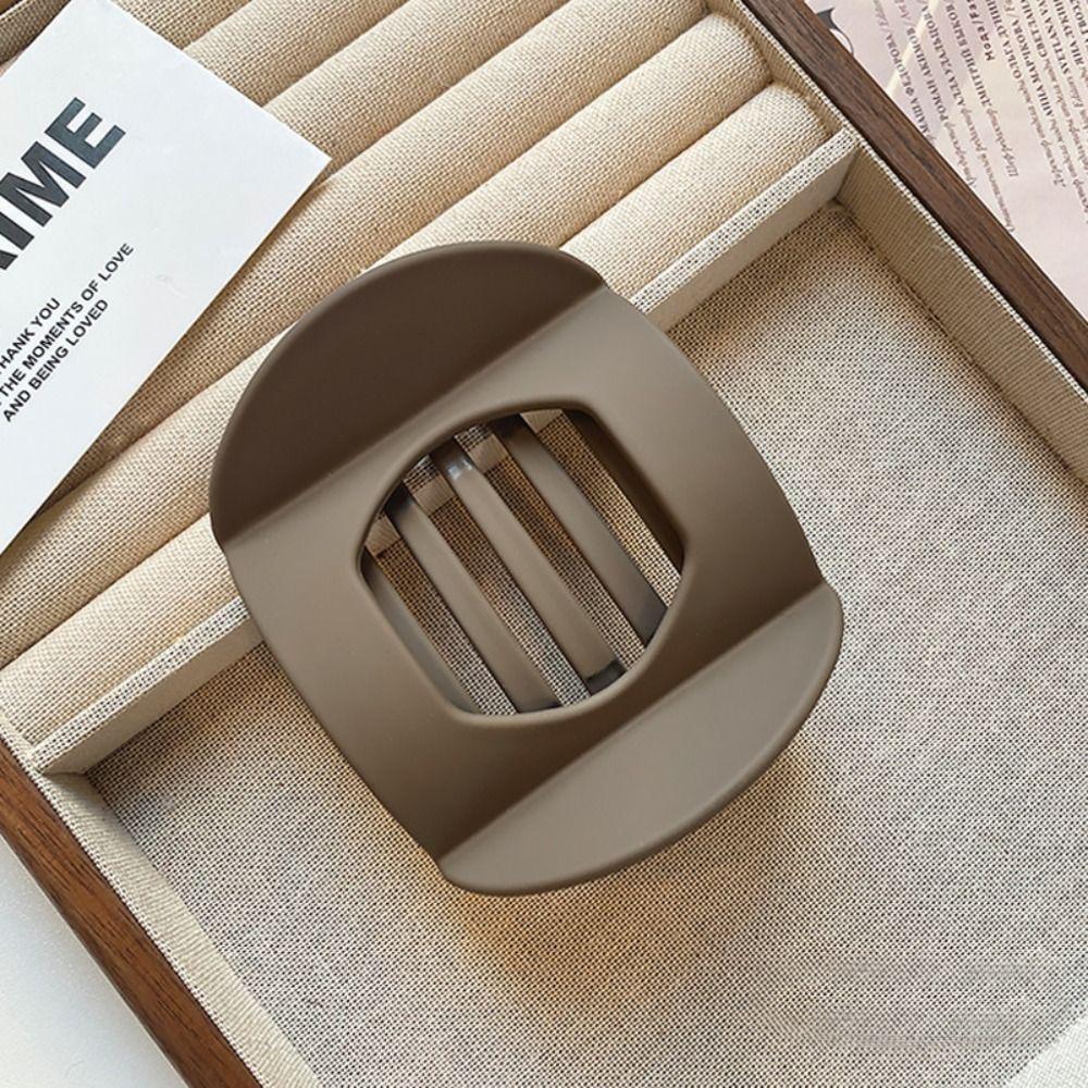 Matte Hair Claw Clip Flat Hair Barrettes New Hairpin For Women