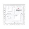 MGRS USNG Coordinate Scale Protractors Clear Topographical Map Scale for Sea/Land Navigation Adventure