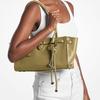 Michael Kors Hamilton Moderne Logo Leather Shoulder Bag Small Women shoulder bag Green 30F5GNXT0L-PISTACHIO