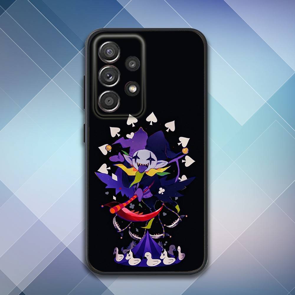 J-Jevil Deltarune Game Phone Case For Samsung S25,S24,S21,S22,S23,S30,Ultra,S20,Plus,Fe,Lite,Note,10,9,5G Black Cover