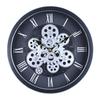 Gear Clock in Antique Style Living Room Wall Decoration Study Retro Nostalgic High-end Creative Three-dimensional Round Wall Clock