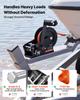 VEVOR Boat Winch, 1588 kg Hand Winch, Heavy Duty Manual Rope Crank with 6.1m Orange Polyester Strap, Portable Two-Way Ratchet, 2 Speed Switchable