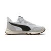Puma Rider FV Textile, Split Cow Leather, Artificial Leather Abrasion Resistant Low Top Casual Shoes Unisex White Gray 391925-09