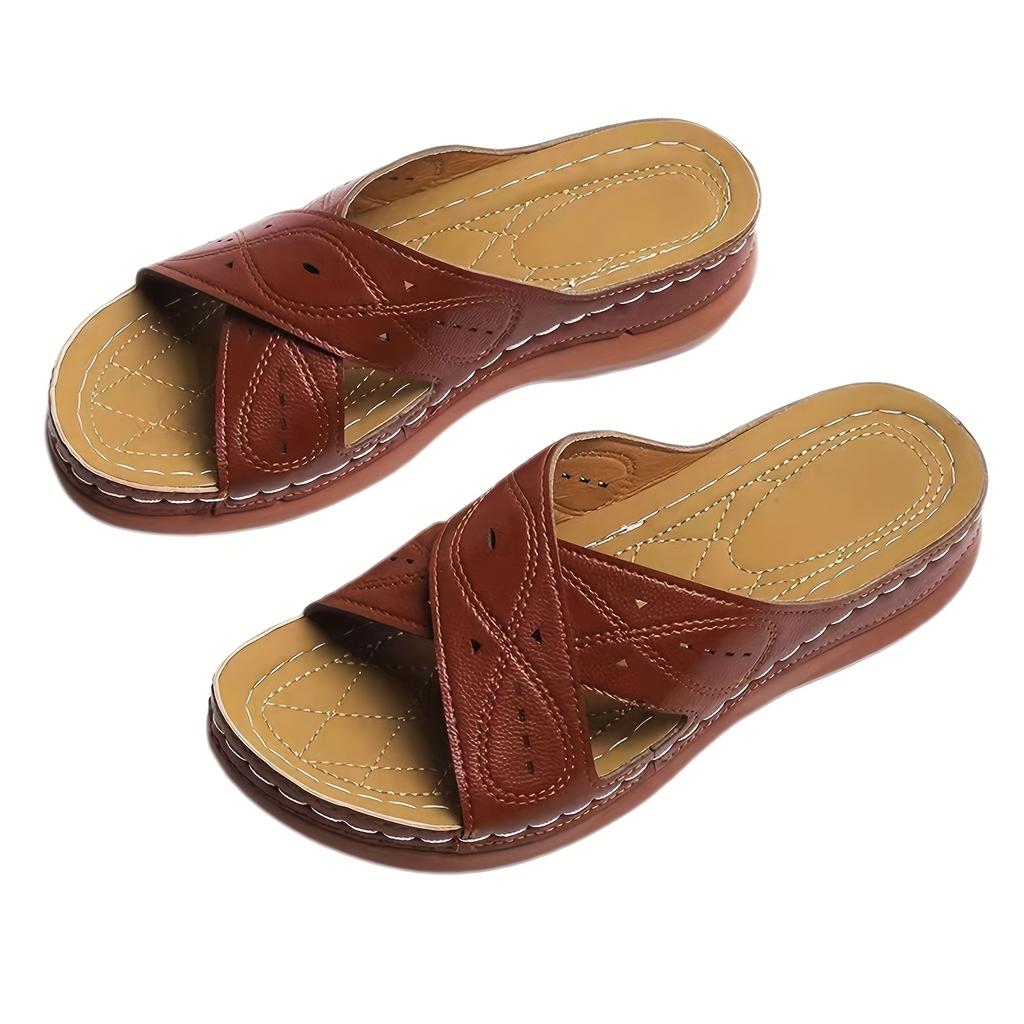 Women'S Comfortable Low Heel Platform Sandals