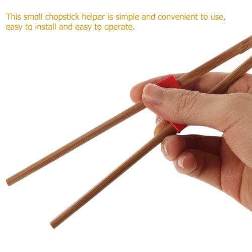 PRETYZOOM Training Chopsticks, Chopstick Helper, Practice Aid, Non-Slip, Interchangeable, for Adults and Children, Training Tool, Home Use, Pack of 6,