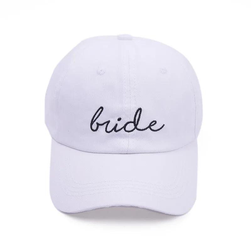 Adjustment Squad Bride Embroidery Baseball Caps For Women Men Bride Bridesmaids Bachelorette Party Hat Photo Props Wedding Gifts