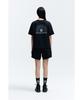Koolongseupocheu Wm Women'S Crop Print Short Sleeve T-Shirt 8Htcm26204Blk