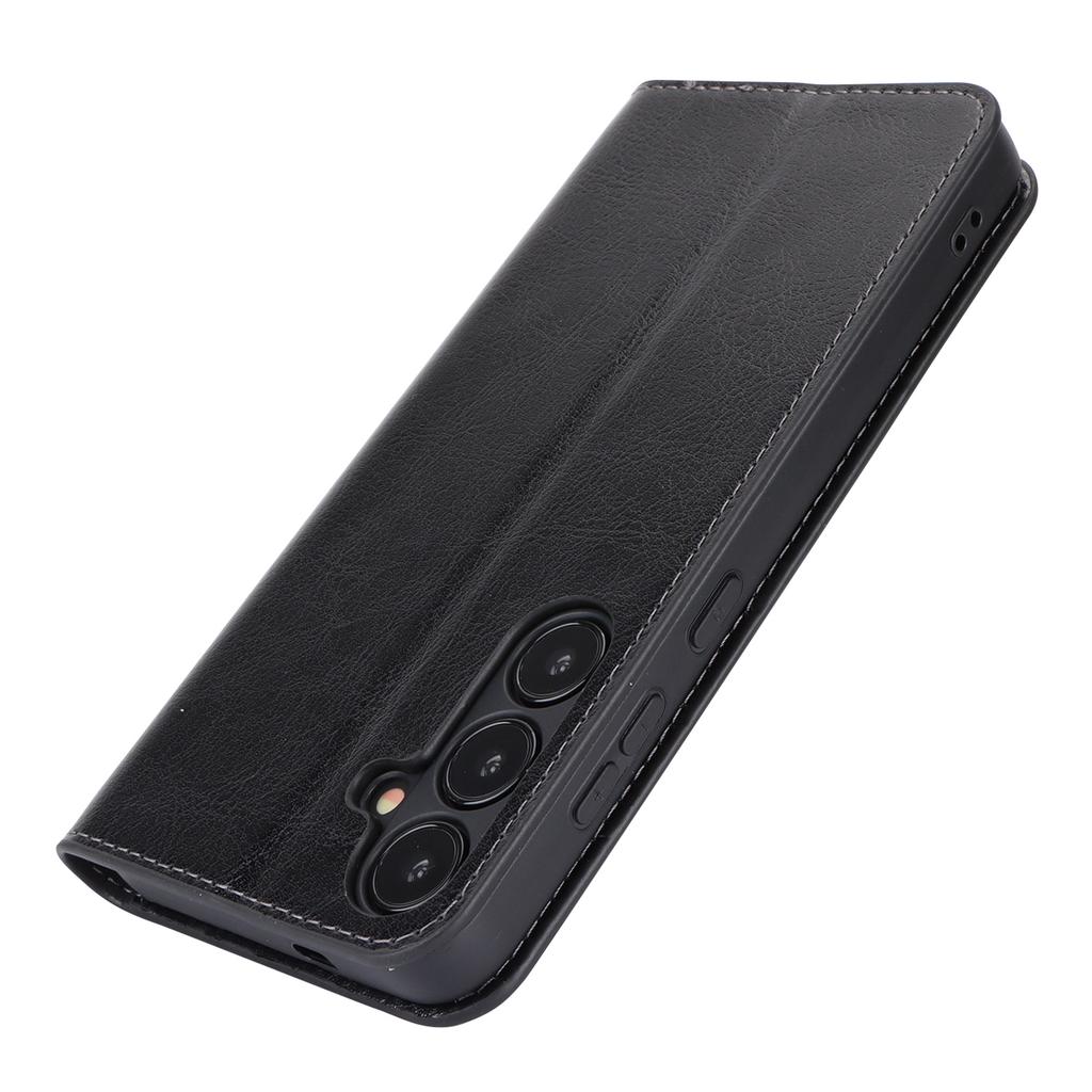 For Samsung Galaxy S24 Split Leather Case Crazy Horse Texture Wallet Flip Cover