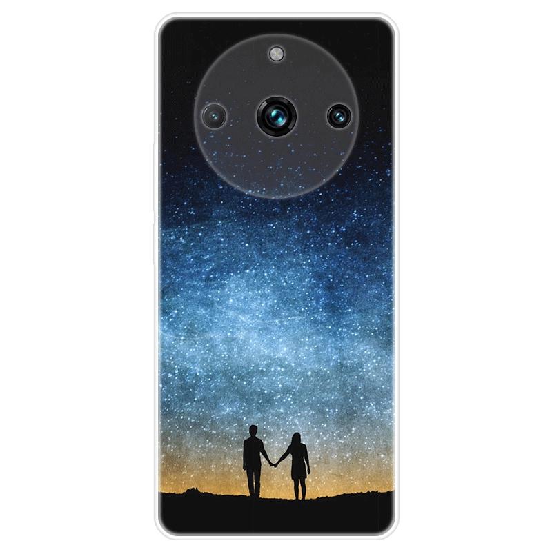 Pro Realme 11 Pro Pouzdro Realme11 Pro+ Měkký silikonový zadní kryt Kreslený obal na telefon Módní